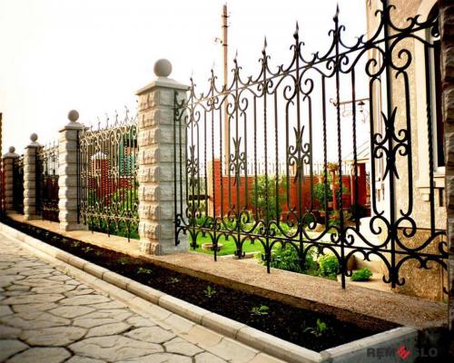 Кованый забор №190