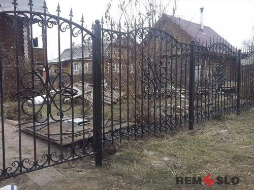 Кованый забор №191