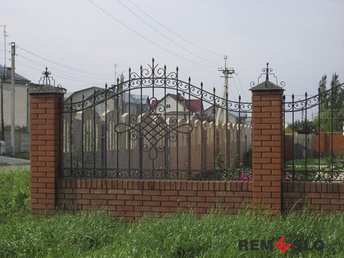 Кованый забор №195