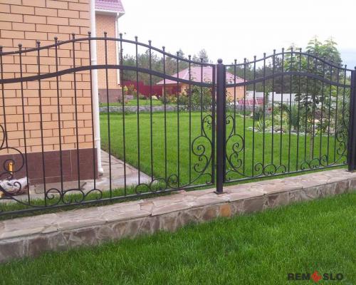 Кованый забор №196