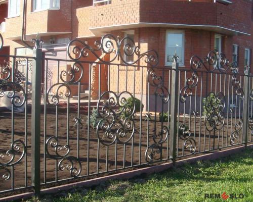 Кованый забор №198