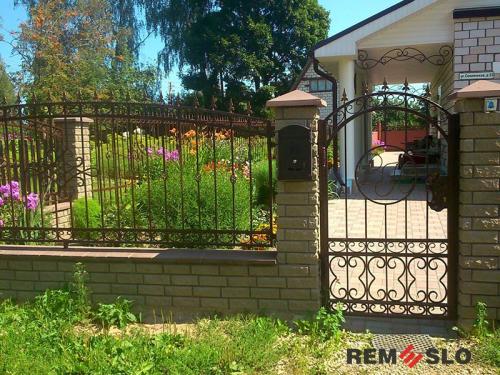 Кованый забор №205