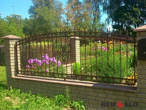 Кованый забор №206