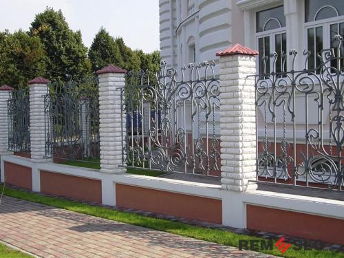 Кованый забор №207
