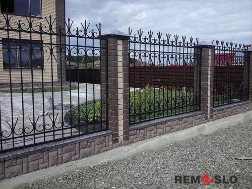 Кованый забор №208