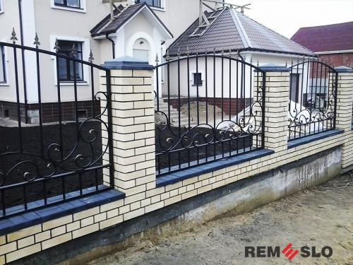 Кованый забор №214