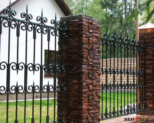 Кованый забор №221