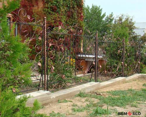 Кованый забор №222