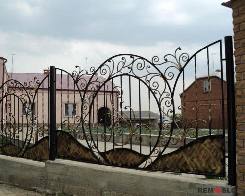 Кованый забор №223