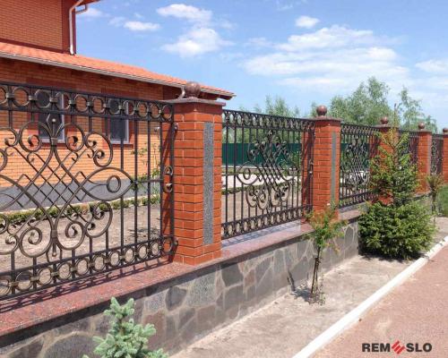 Кованый забор №227