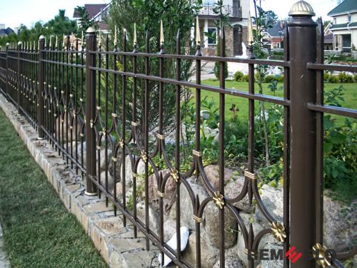 Кованый забор №228