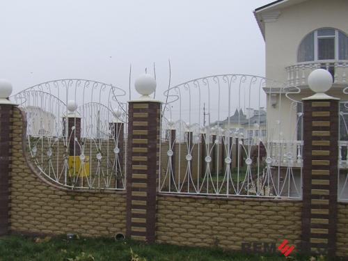 Кованый забор №233