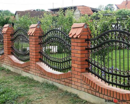 Кованый забор №235