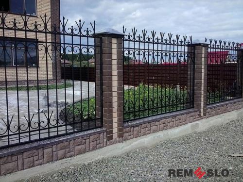 Кованый забор №237