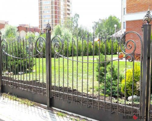 Кованый забор №239