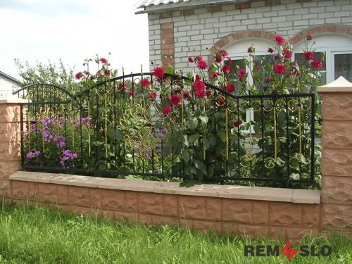 Кованый забор №241