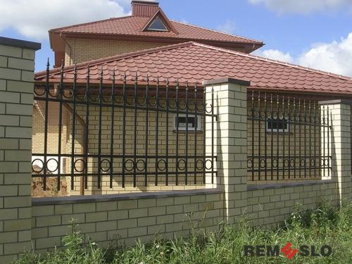 Кованый забор №245