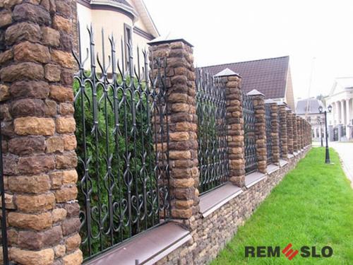 Кованый забор №247