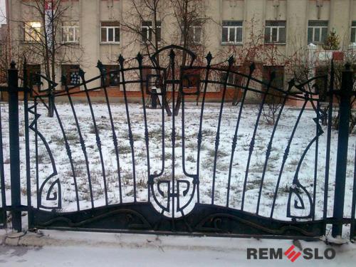 Кованый забор №252