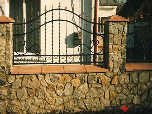 Кованый забор №253
