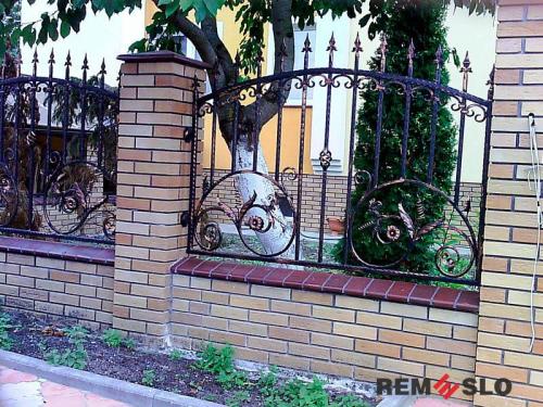 Кованый забор №254