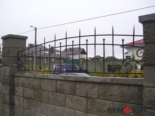 Кованый забор №256