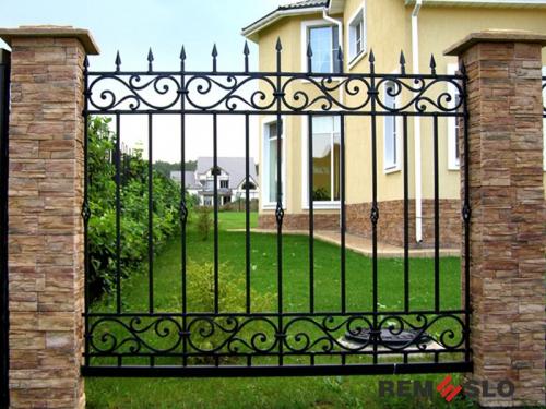 Кованый забор №257
