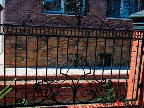 Кованый забор №258