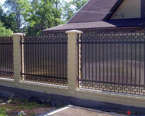 Кованый забор №259