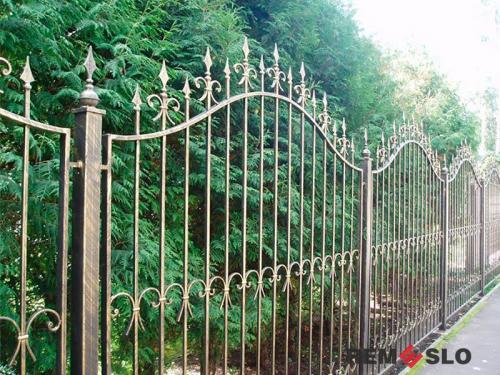 Кованый забор №262