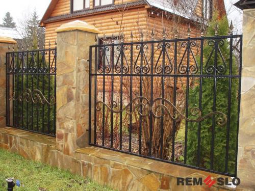 Кованый забор №264