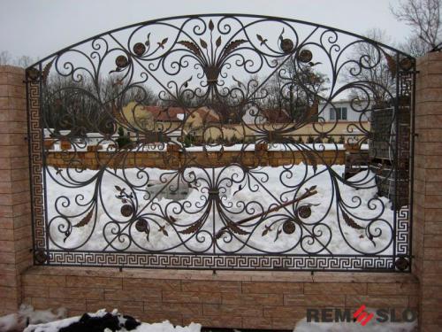 Кованый забор №267