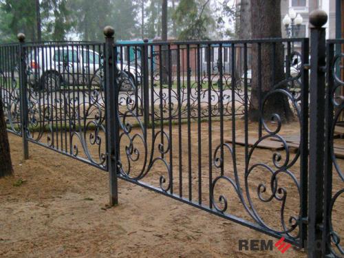 Кованый забор №269
