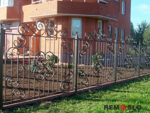 Кованый забор №270