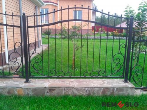 Кованый забор №33