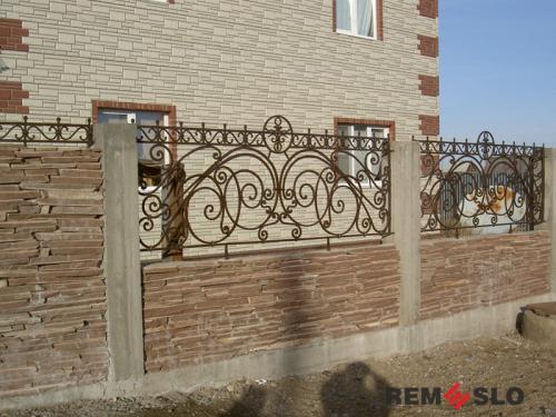 Кованый забор №34