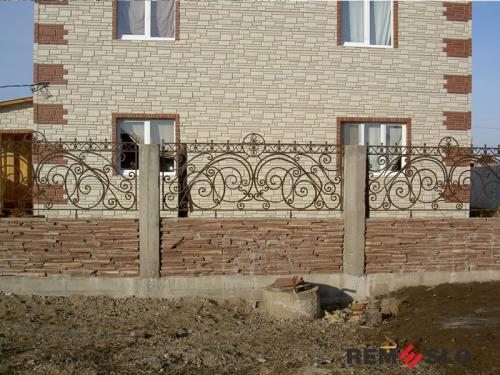 Кованый забор №35