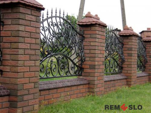 Кованый забор №39