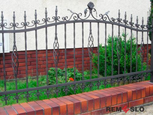 Кованый забор №41