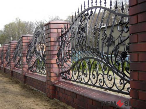 Кованый забор №43