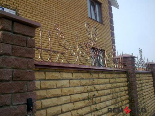 Кованый забор №46