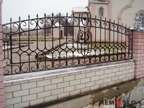 Кованый забор №47