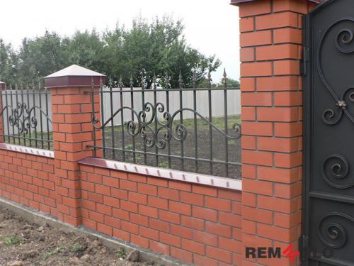 Кованый забор №48