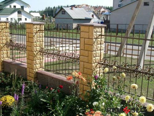 Кованый забор №50