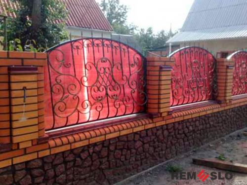 Кованый забор №52