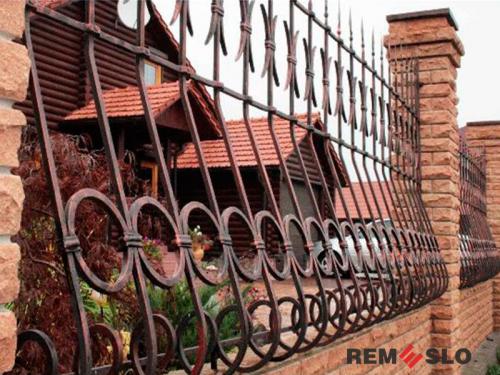 Кованый забор №60