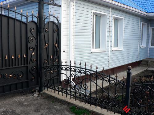 Кованый забор №69
