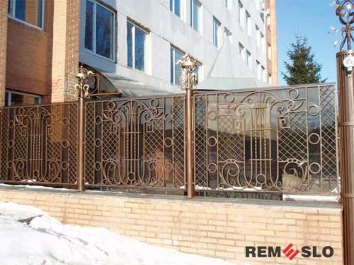 Кованый забор №78