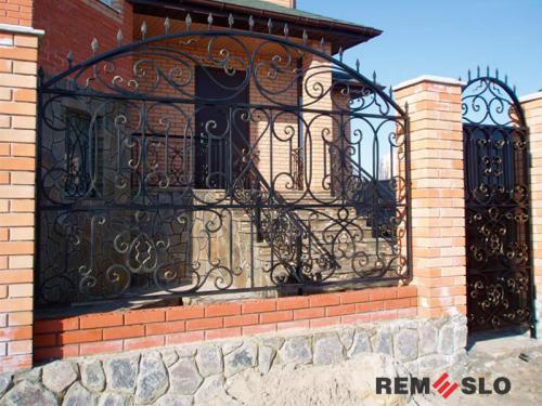 Кованый забор №80
