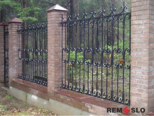 Кованый забор №82